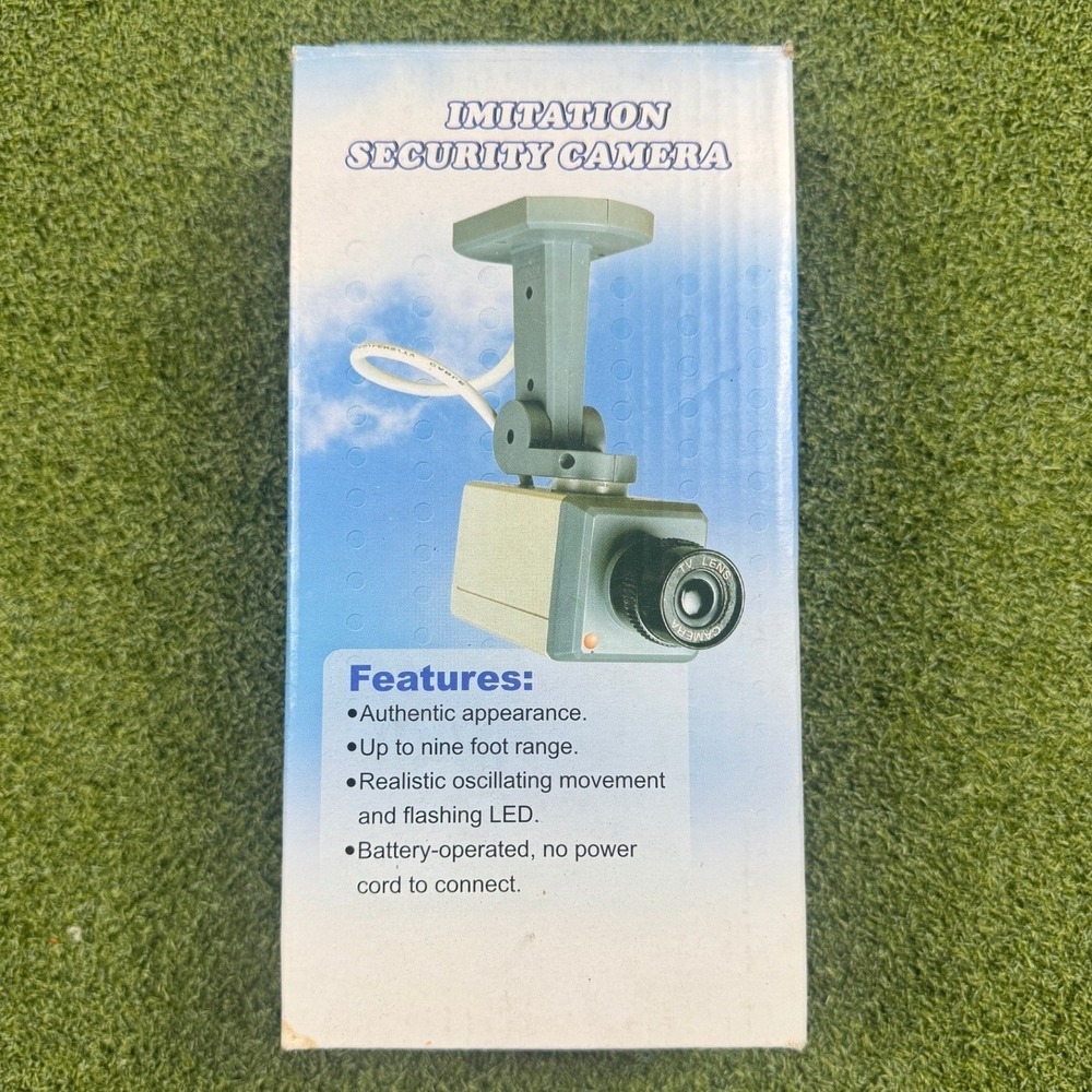 90's Vintage Imitation Security Camera Dummy Surveillance‎ Flashing Oscillating